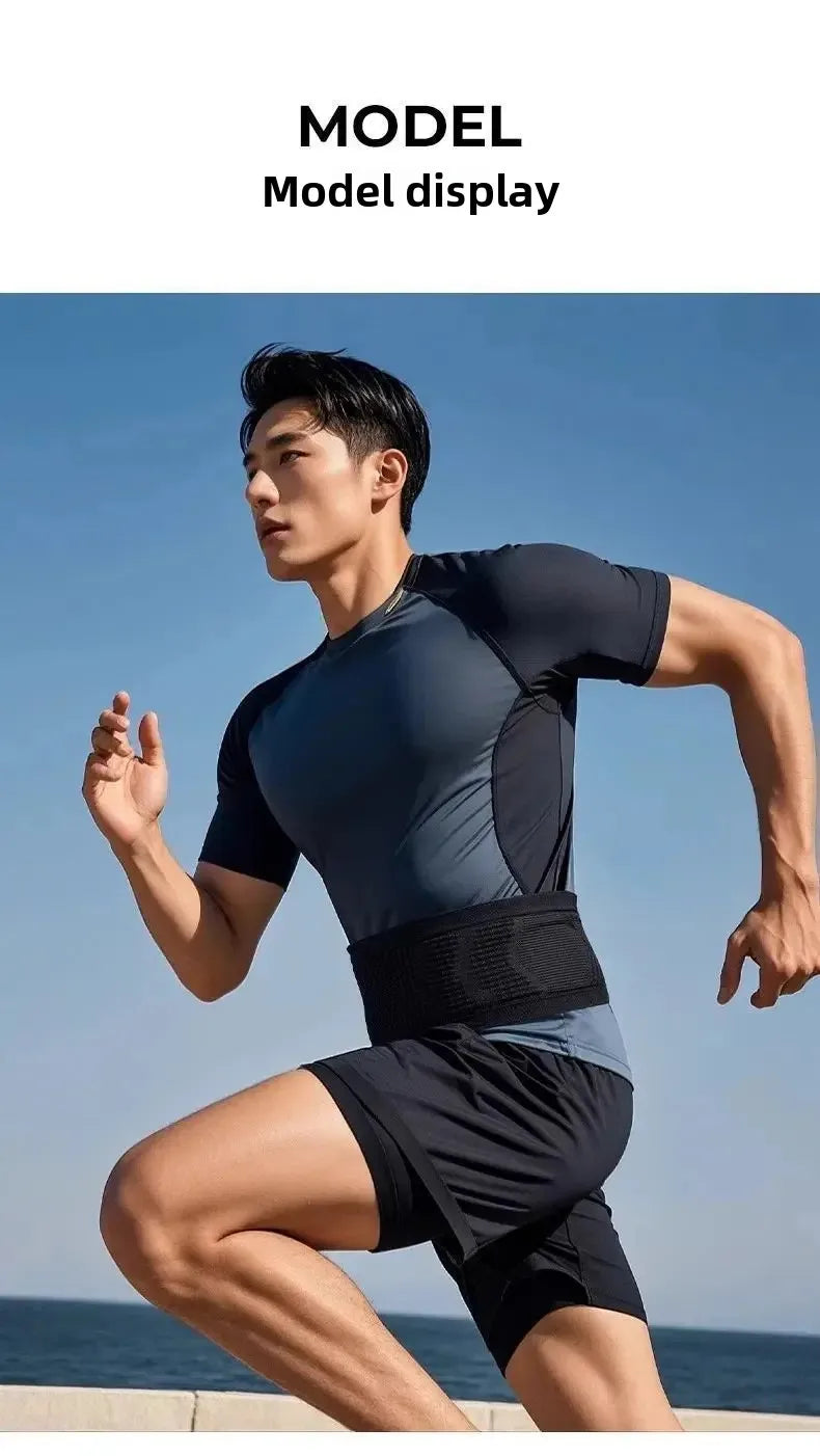 Seamless Invisible Running Waist Belt - Lightweight and Portable Elastic Gym Bag for Mobile Phones and Cycling